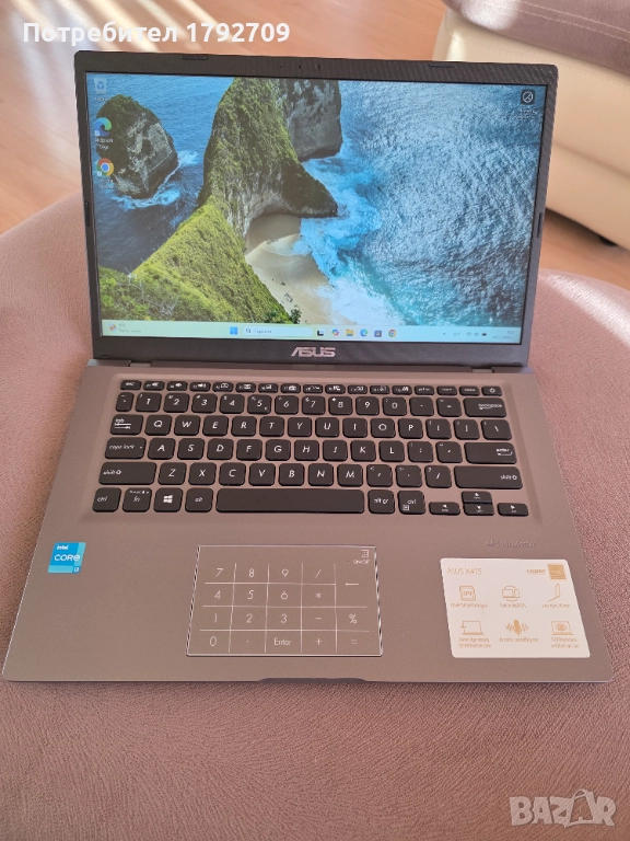 Лаптоп ASUS X415EA, i3-1115G4, 8GB RAM/256GB SSD, снимка 1
