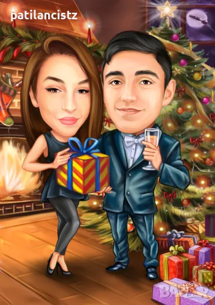 КАРИКАТУРИ с рамка А4 или А3, снимка 1