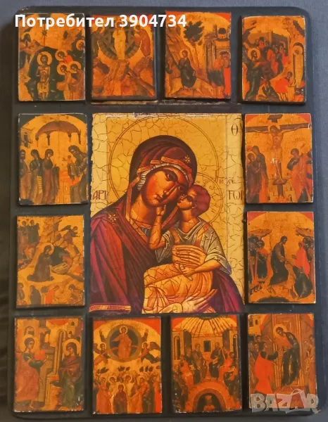 Дева Мария с Младенеца , снимка 1