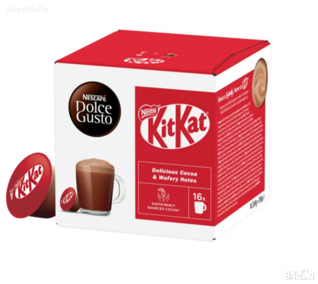 капсули kitkat за кафемашина dolce gusto, снимка 1