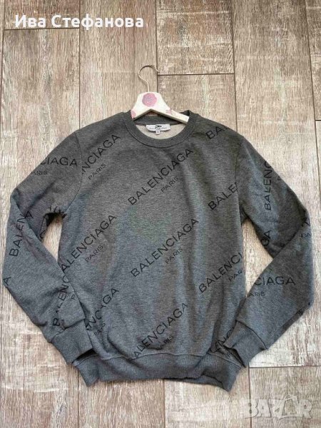 Balenciaga нова спортна сива блуза Баленсиага , снимка 1