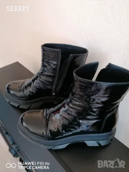 ДВА ЧИФТА БОТИ /естествен лак и набук/, снимка 1