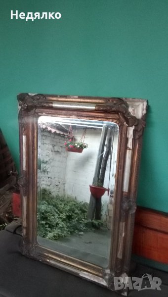 Старо австрийско бароково огледало, снимка 1