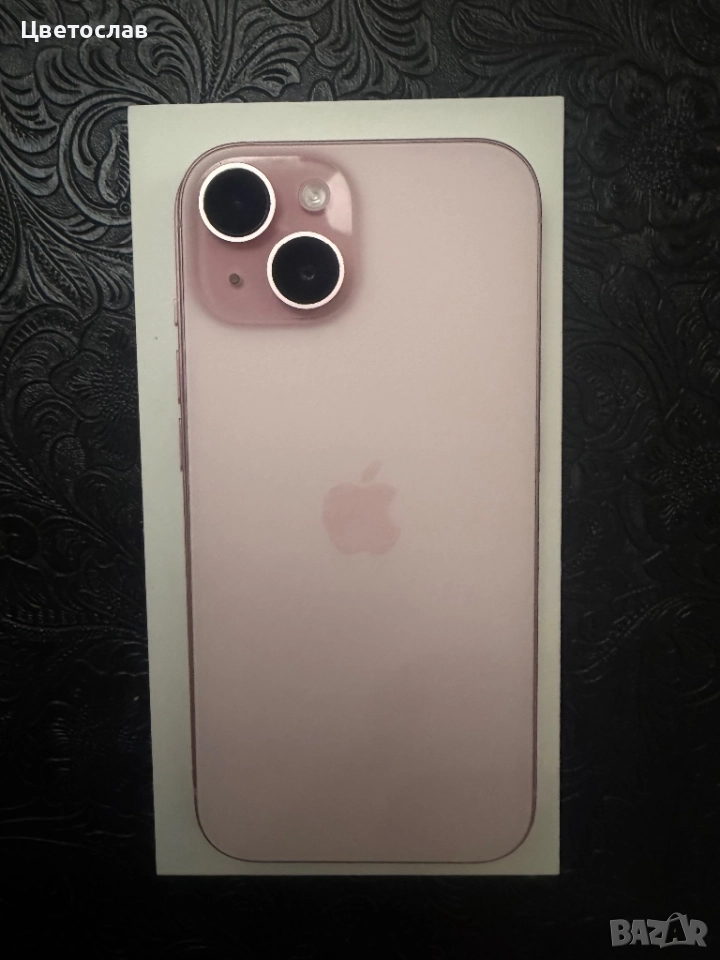 iPhone 15 pink 128 GB, снимка 1
