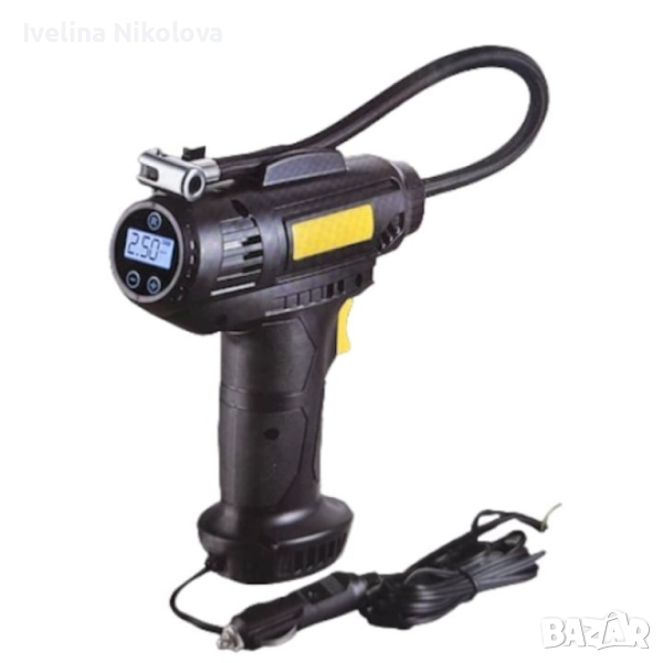 Безжичен дигитален компресор за автомобил, снимка 1