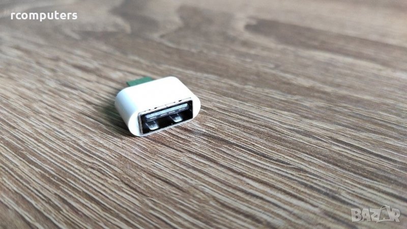 Преходник Micro USB M - USB F - Micro USB OTG, снимка 1