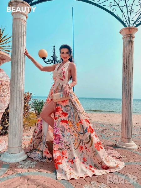 Красива Бална ,Официална рокля на цветя, снимка 1