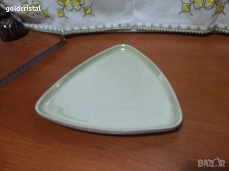 Стар български порцелан плато , снимка 1