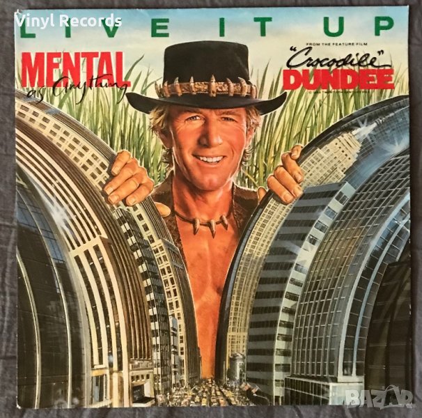 Mental As Anything – Live It Up, Vinyl 7", 45 RPM, Single, Reissue, Stereo, снимка 1