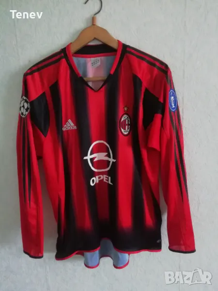 AC Milan 2004/2005 Champions League Adidas оригинална тениска фланелка Милан М Шампионска Лига, снимка 1