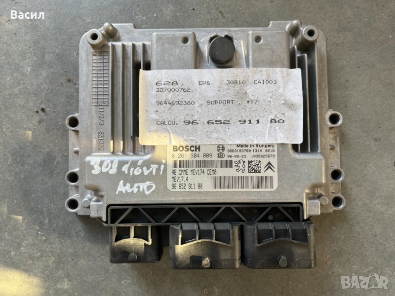 Компютър двигател Peugeot 308 1.6 VTi 16V 120к.с Auto Hatchback Пежо 308 1.6 ВТи 16В Автомат Хечбек , снимка 1