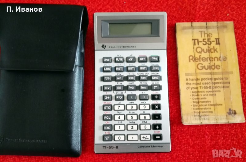 Продавам калкулатор Texas Instruments TI-55-II, снимка 1