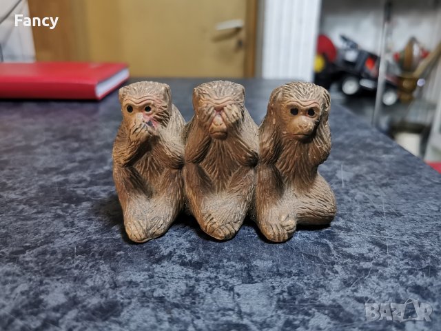 Статуетка трите маймунки Japan , снимка 2 - Статуетки - 43730748