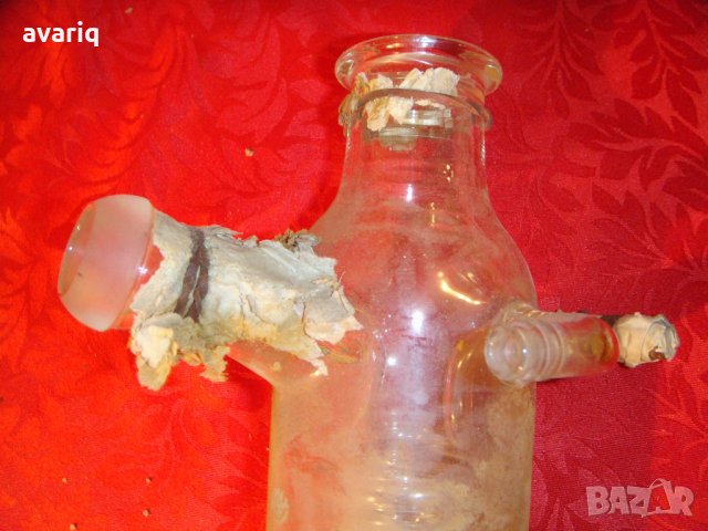  Лабораторна стъклария simax Хладник Чехословакия, Хладник за вакуум изпарителна уредба, снимка 10 - Лаборатория - 32409769