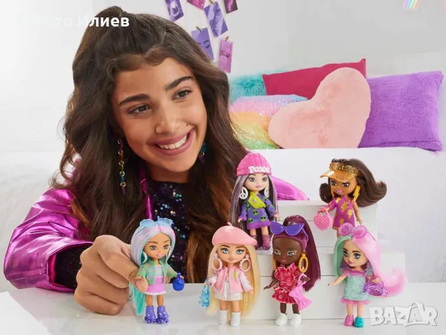 Кукла Барби Barbie Extra Mini Minis с аксесоари, снимка 3 - Кукли - 48964926