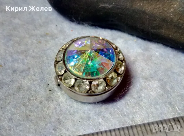 ИНТЕРЕСНА МЕТАЛНА ФЕШЪН АРТ АПЛИКАЦИЯ с ФАСЕТИРАНИ ИСКРЯЩИ КРИСТАЛИ 48840, снимка 5 - Други - 48828066