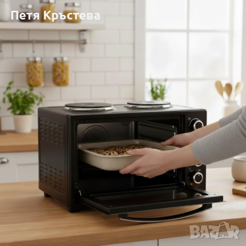 Малка готварска  печка TERMOMAX TXC56CL, снимка 4 - Печки, фурни - 52541090