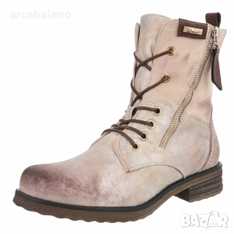 Дамски боти с връзки в употребяван вид, 4цвята , снимка 6 - Дамски боти - 51431170