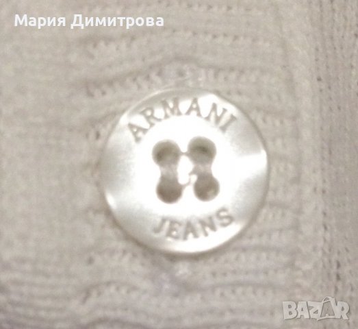 ARMANI JEANS жилетка/блуза с флорални мотиви Оригинал , снимка 7 - Жилетки - 39306682