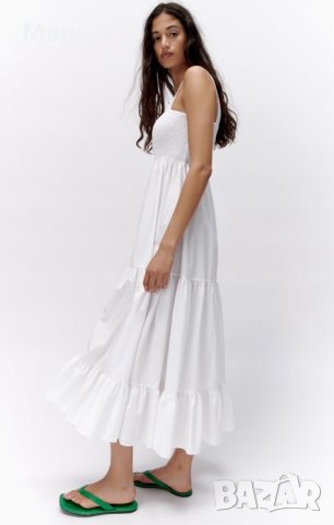 Дамска бяла рокля, снимка 3 - Рокли - 33216333