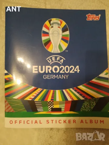 Албум Евро 2024 Topps + стикери