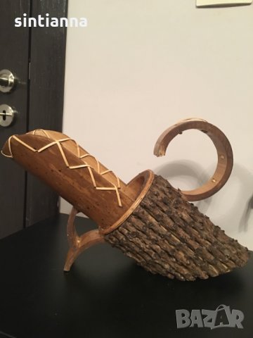 Дървена стойка за вино, ръчна изработка, снимка 4 - Декорация за дома - 27345194