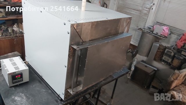 съпротивителна монофазна пещ за термообработка (1200 градуса целзии), снимка 2 - Други машини и части - 32418307