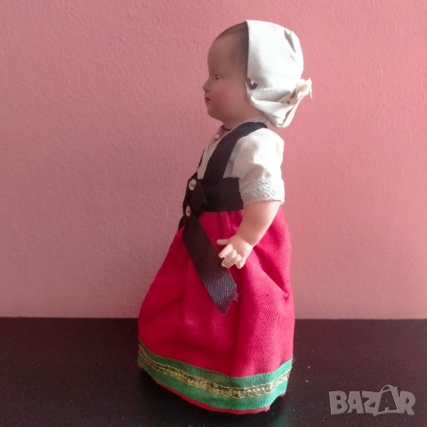 Колекционерска кукла France Celluloid 15 см, снимка 4 - Колекции - 44065609