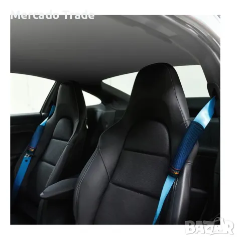 Протектори за колан за кола, 24 x 6см, Red Bull, Син, снимка 3 - Аксесоари и консумативи - 49729519