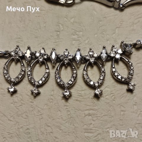 Сребърен комплект - колие и гривна (32), снимка 7 - Бижутерийни комплекти - 42979052