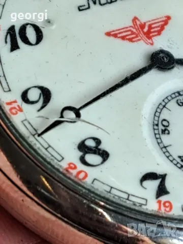 съветски джобен часовник Мълния , снимка 5 - Мъжки - 47903736