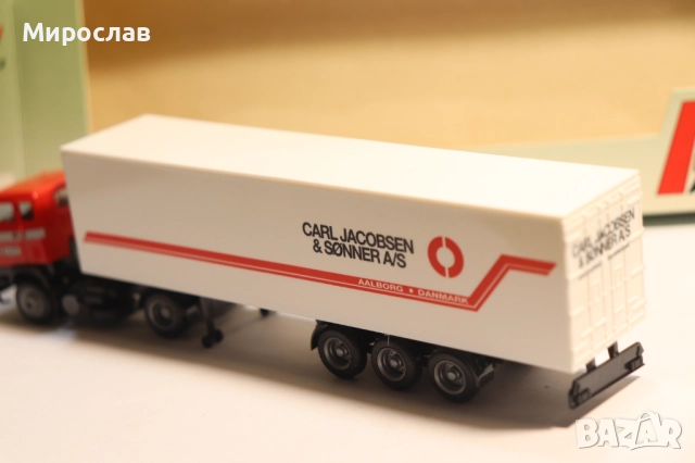 AMW 1:87 H0 VOLVO КАМИОН ТИР МОДЕЛ КОЛИЧКА, снимка 8 - Колекции - 52552929