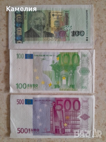 Салфетки - банкноти и др.