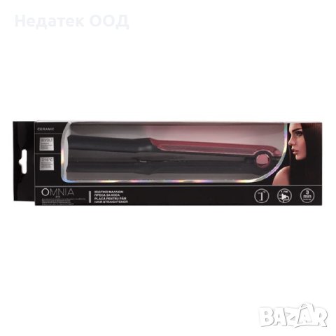 Електрическа преса за коса, Керамично покритие, Rose Gold, 25-30 W