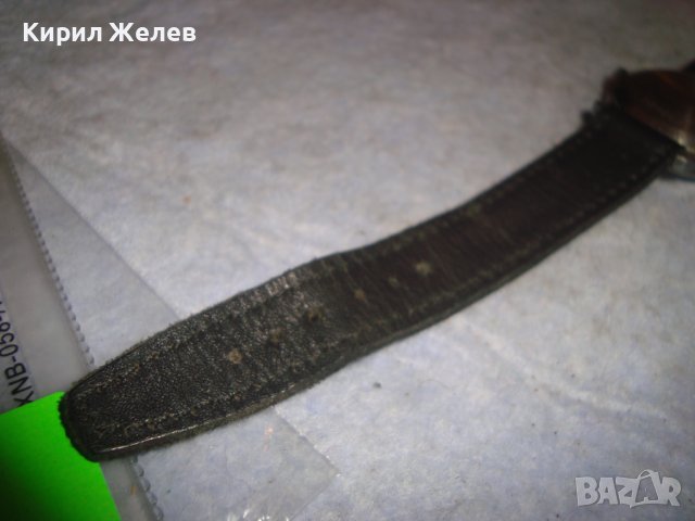ПОБЕДА - СДЕЛАНО в СССР СТАР РУСКИ МЕХАНИЧЕН ВИНТИДЖ ЧАСОВНИК с КАИШКА от ЕСТЕСТВЕНА КОЖА 26879, снимка 7 - Антикварни и старинни предмети - 36744470