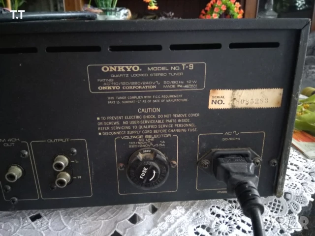 ONKYO T-9.радио тунер, снимка 5 - Ресийвъри, усилватели, смесителни пултове - 50745363