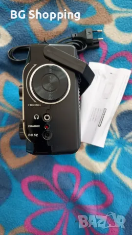 Преносим Радиоприемник с акумулаторна батерия/220 V, снимка 4 - Радиокасетофони, транзистори - 49243675