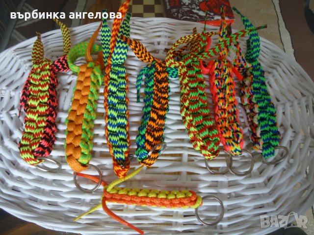Ключодържатели 8бр текстилни фешън, унисекс, снимка 3 - Други - 28201081