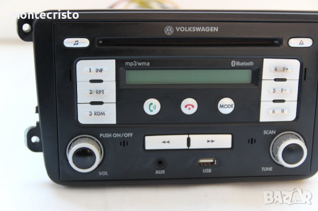 CD USB MP3 BLUETOOTH AUX VW POLO V 6R1 6C1 (2009-2017г.) 000051218B / 000 051 218 B / касетофон, снимка 3 - Аксесоари и консумативи - 40160228