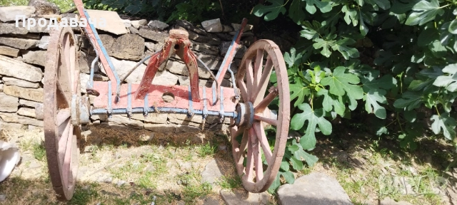 Преден мост на волска каруца