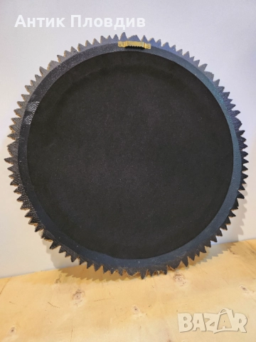 Кръгло декоративно огледало с орнаменти от полирезин, снимка 5 - Огледала - 49648735