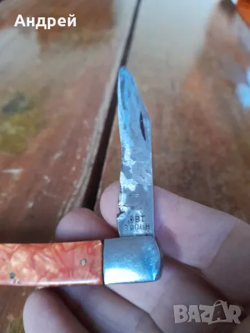 Стар джобен нож,ножче,ножка #92, снимка 6 - Други ценни предмети - 48590682