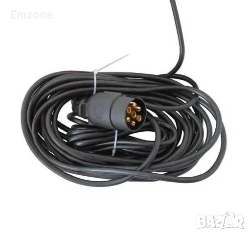 Комплект от 2 броя Универсални стопове с магнит и кабели 7.5 метра за ремарке, колесар, тир Е4 12V, снимка 4 - Аксесоари и консумативи - 40495016