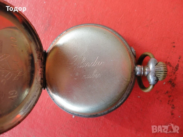 Невероятен сребърен джобен часовник , снимка 12 - Джобни - 50459314