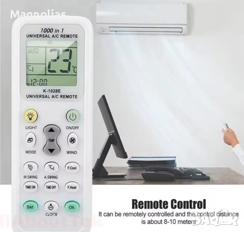 Универсално дистанционно управление за климатици Digital K-1028E, снимка 5 - Климатици - 53132062