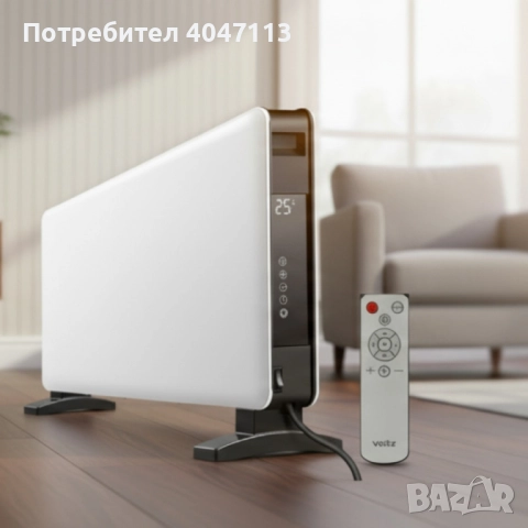 Конвектор Voltz – 2000W, LED дисплей, WiFi управление през TUYA Smart App,, снимка 2 - Радиатори - 51806898