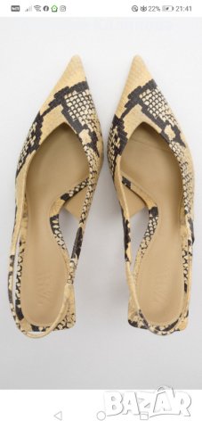 Обувки Zara естествена кожа, снимка 7 - Дамски обувки на ток - 40490825