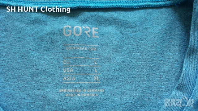 GORE WEAR RUNNING T-Shirt Размер L мъжка тениска 6-60, снимка 9 - Тениски - 52159930