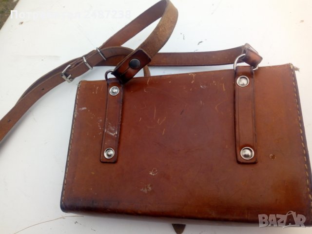 .кожена чанта за принадлежности,паласка, снимка 2 - Такъми - 32650304
