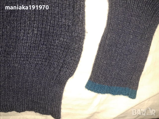 Vikafjell (М) дебел вълнен пуловер за лов риболов 100% Wool , снимка 6 - Пуловери - 43959051